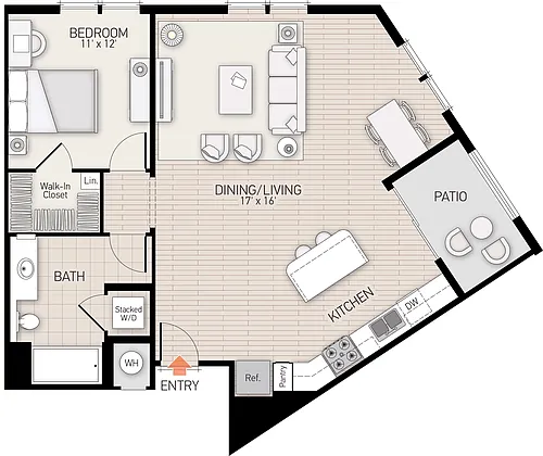 Floor plan River View V - Plan G