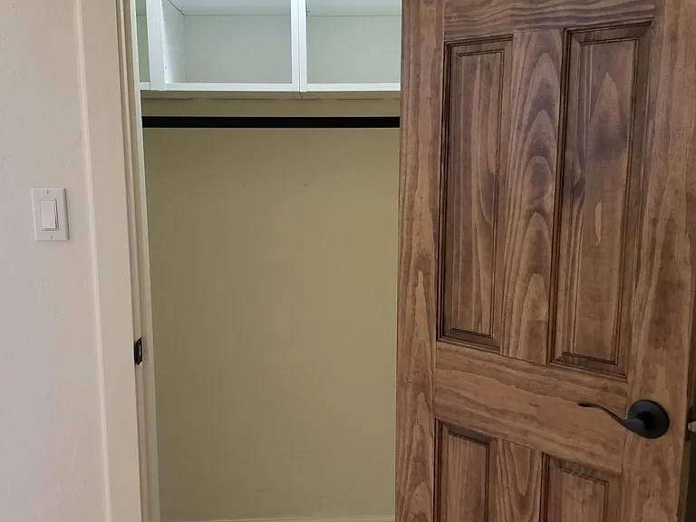 Closet in second bedroom.