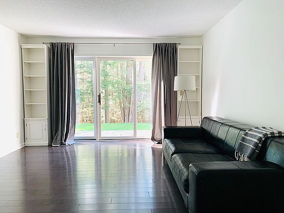 Living room with deck access