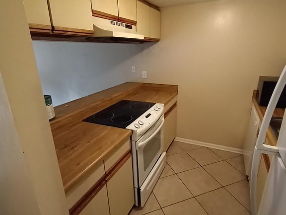 Kitchen overlooking living room
