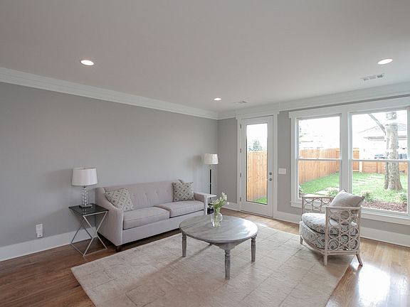 The living space is nice.