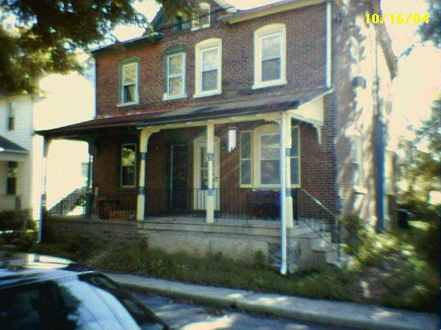 Front of house.  Right side is 7325 Butcher St