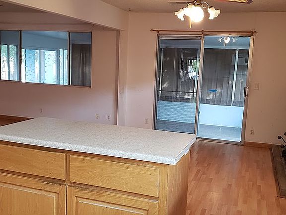 from kitchen to sliding door