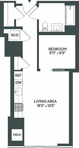 Floor plan Jr 1B