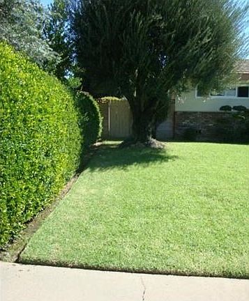 North west property line