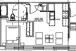 1 bed, 1.0 bath, 496 sqft, $1,795 — Photo 4
