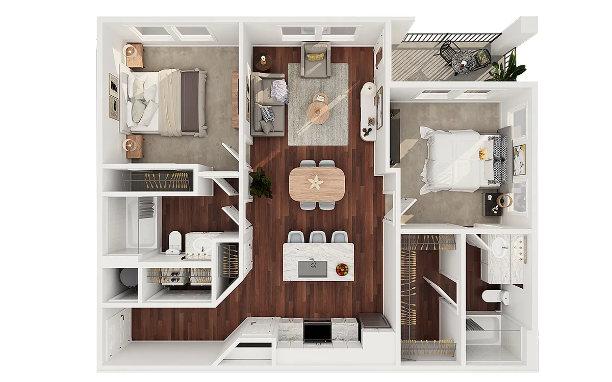 Floor plan B1A
