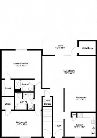 Floor plan The Parker