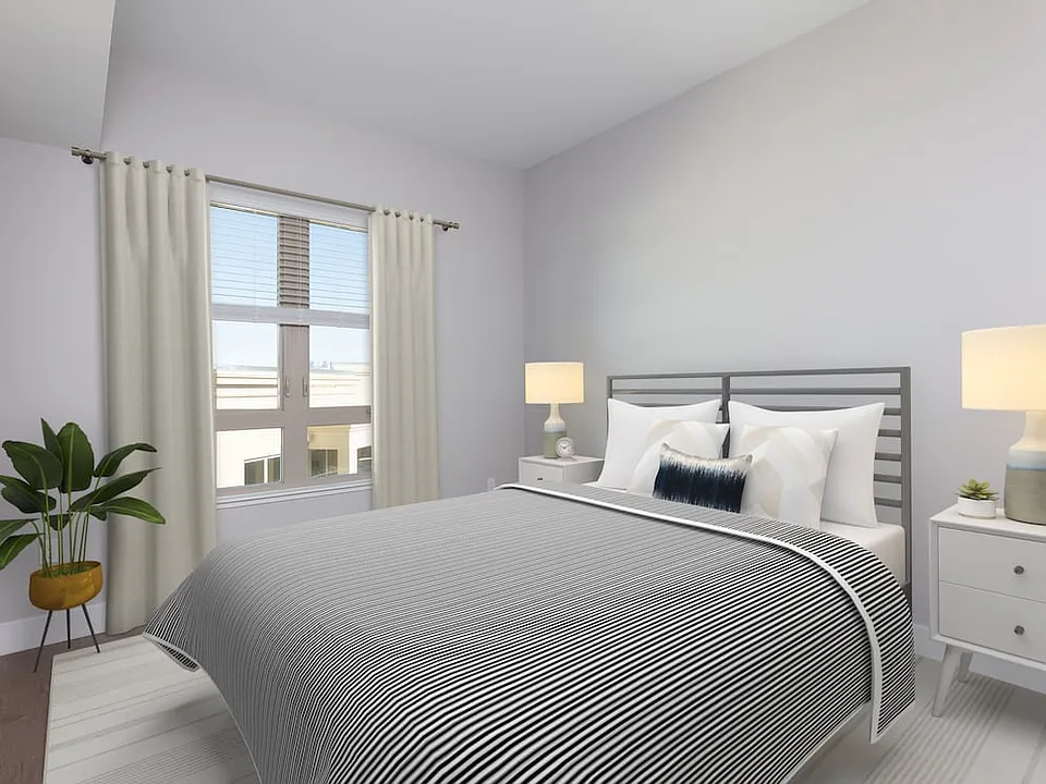 Signature Collection bedroom with hard surface flooring