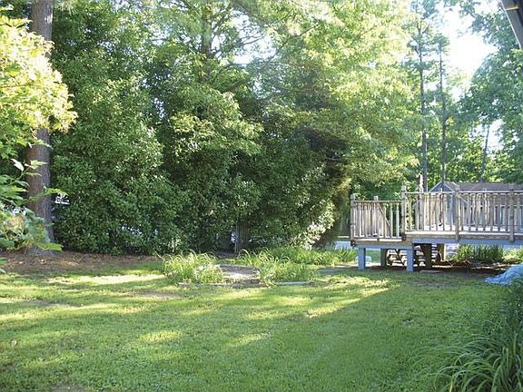 Private back yard