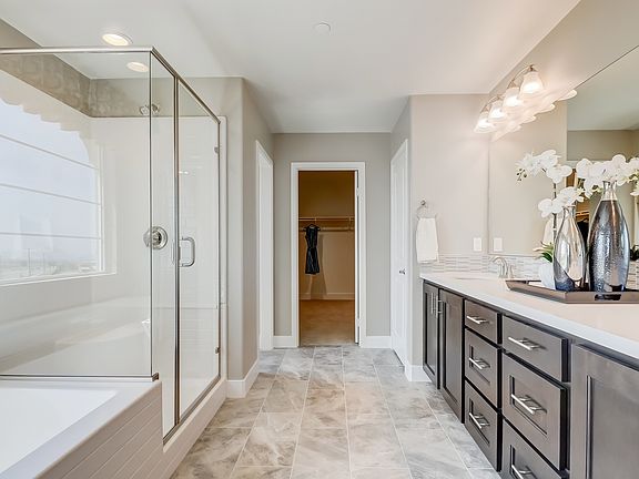 Owner s bath with tub and shower