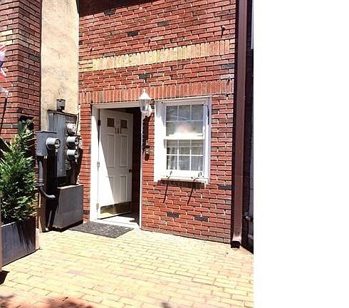 Front entrance and small patio.