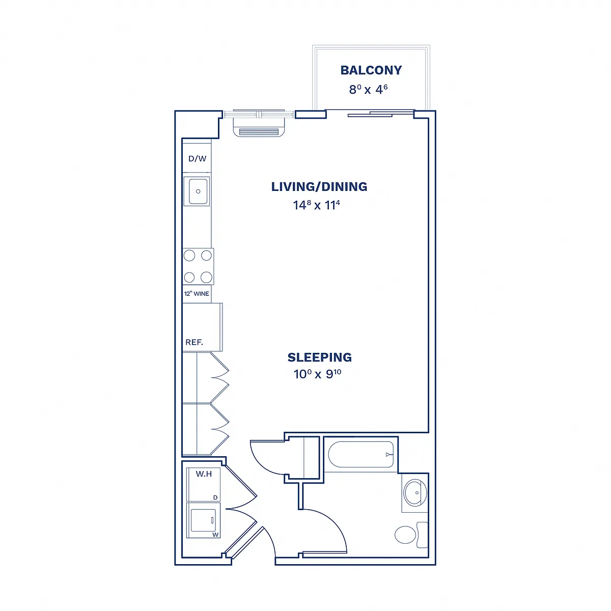 Floor plan Studio-S3