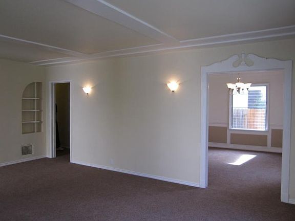 Living Room with wall sconces