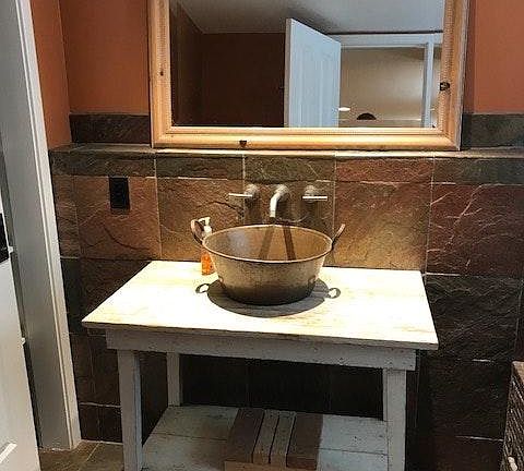 gorgeous, new bathroom