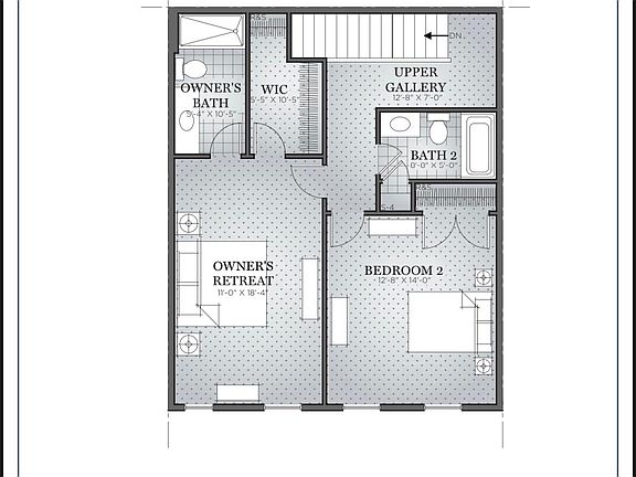 upper level floorplan