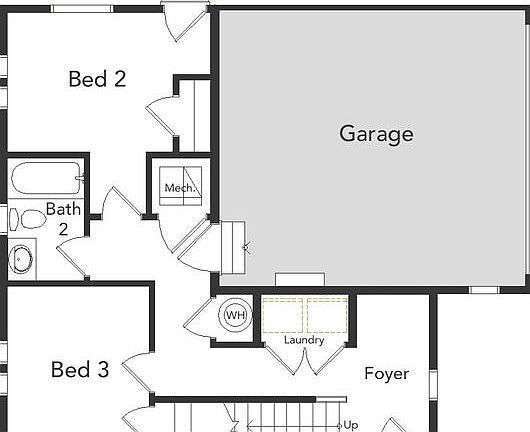 Rendering of Landau 1st Floor