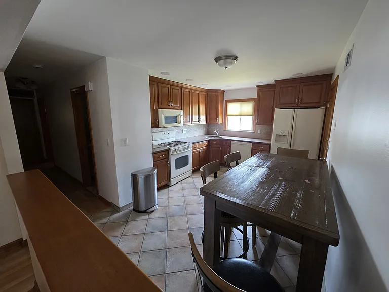 Kitchen View From Dining Room