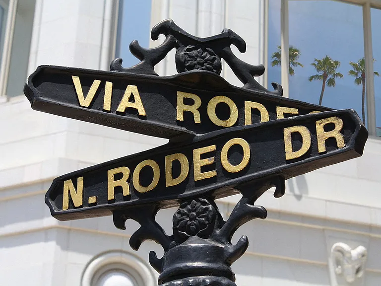 Walk down the famous Rodeo Drive in neighboring city Beverly Hills