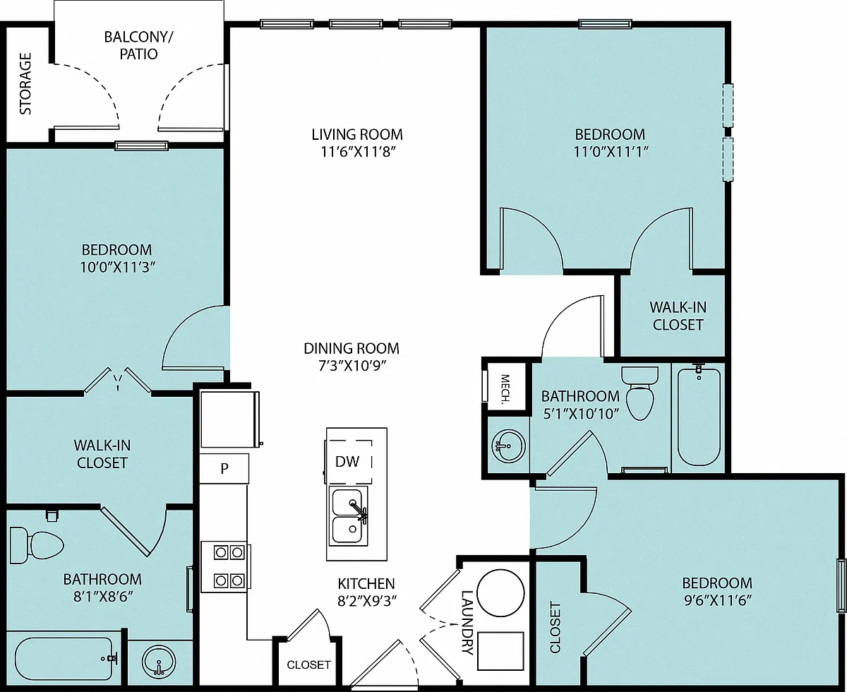 Floor plan C1