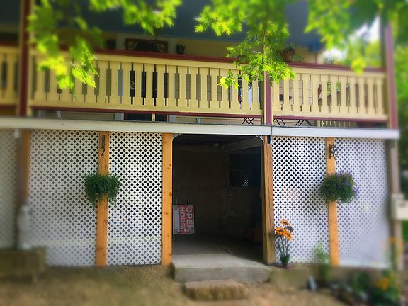 Storage space under Porch