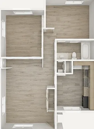 2 bed, 835 sqft, $1,275 — Photo 3