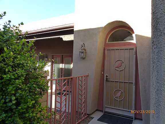 Front door and patio