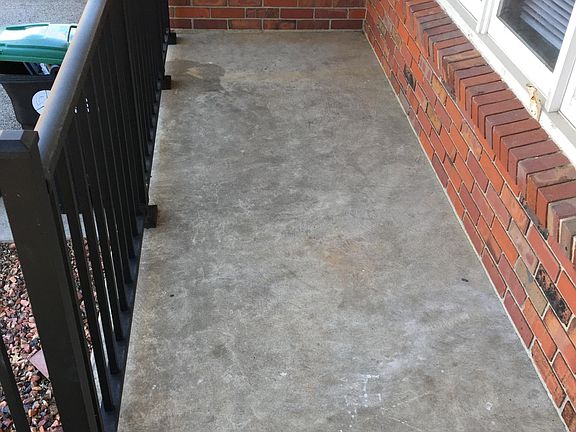 Small front porch area