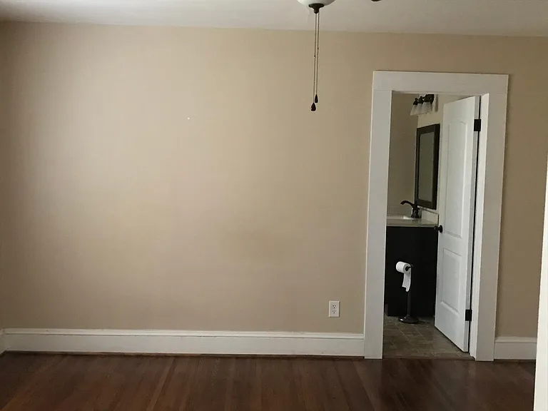 Master bedroom and bath