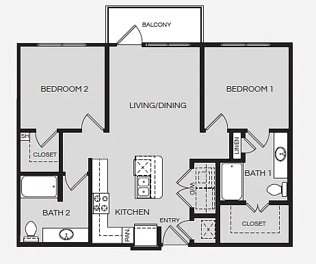 Floor plan B1