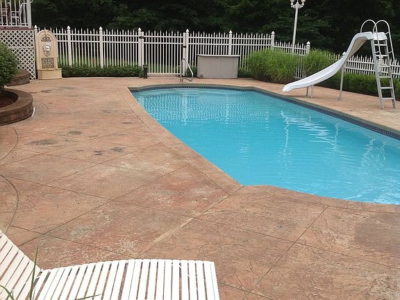 Custom stamped concrete