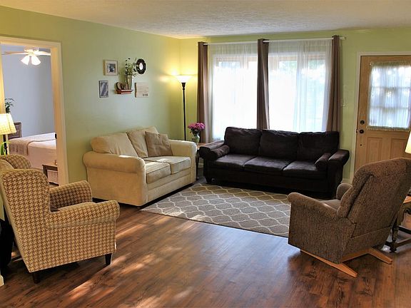 Living Room, with Master Bedroom to the Left and the 2nd and 3rd Bedrooms to the Right.