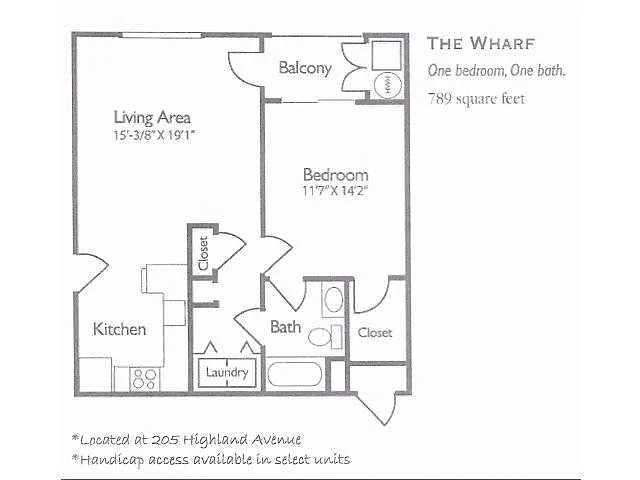 Floor plan The Wharf