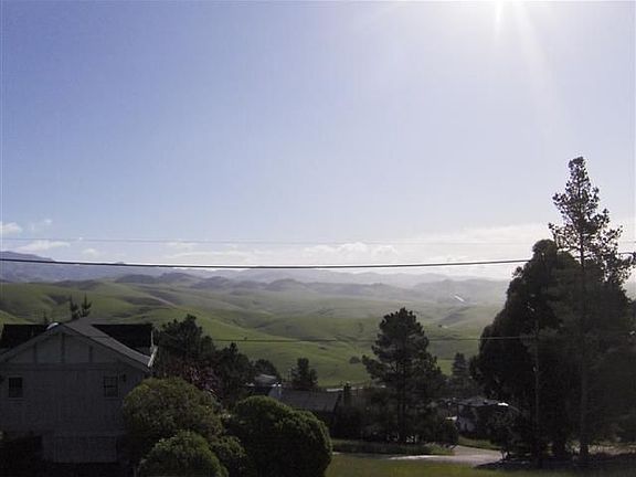 Mid-morning view from private deck