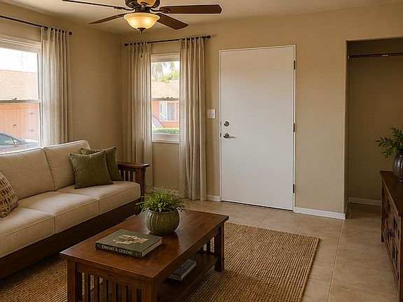 Living room previously furnished