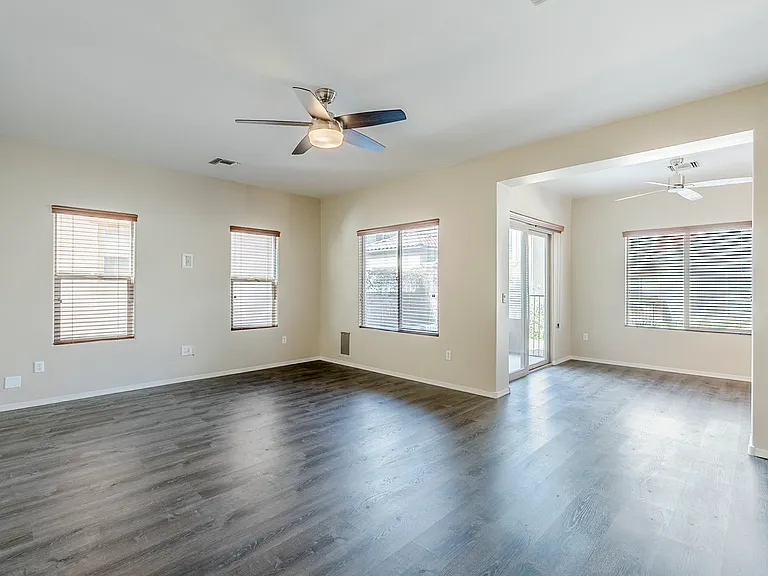 Living room looking towards dining room