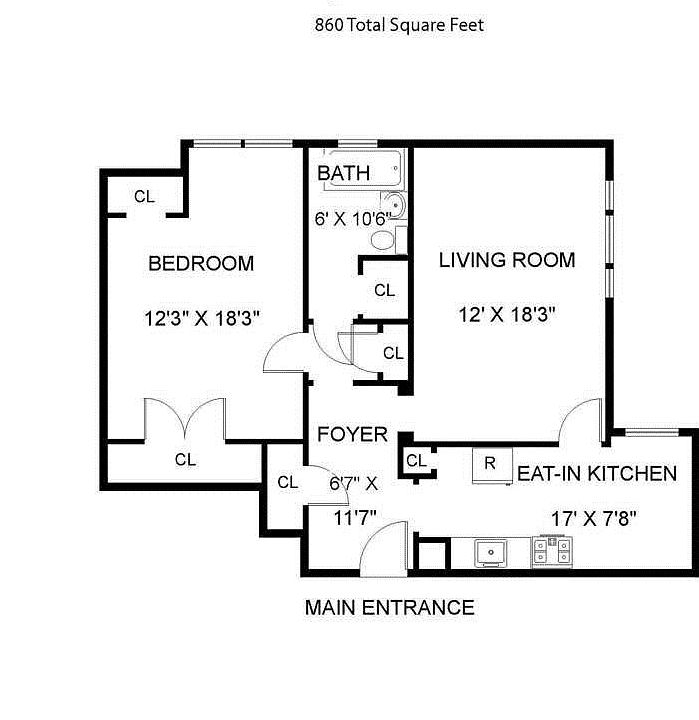 2nd image of 40 Gifford Ave APT 4A