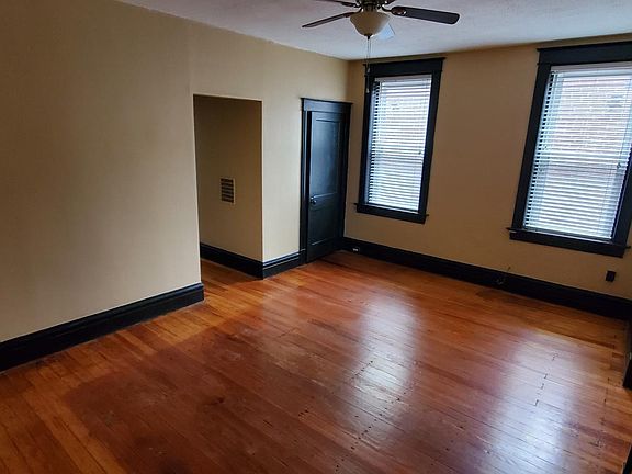 Living room with storage closet