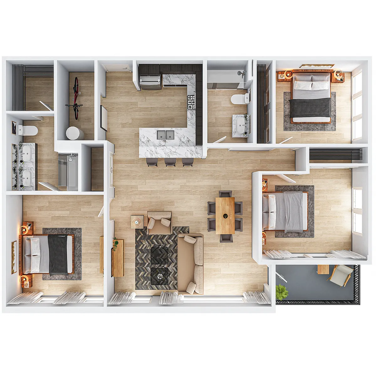 Floor plan C1