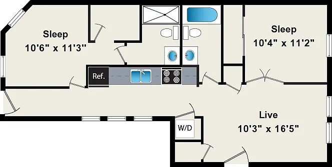 Floor plan B3