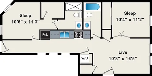 Floor plan B3