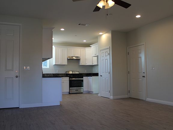 Open kitchen and living room