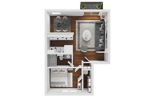 Floor plan 1X1