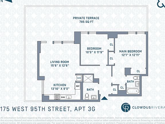 2nd image of 175 W 95th St APT 3G