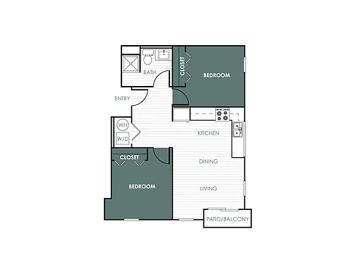 Floor plan 2 Bedroom