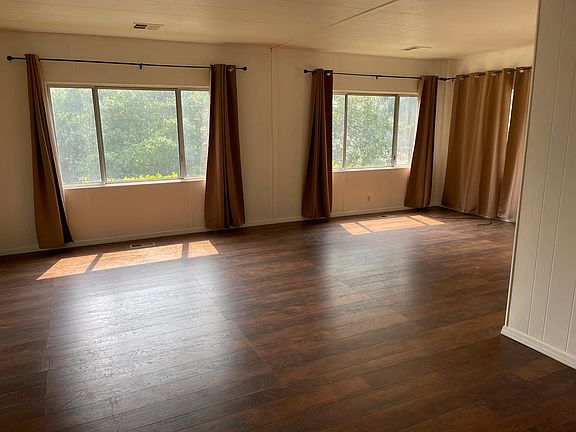 Big sunny living room with blackout curtains