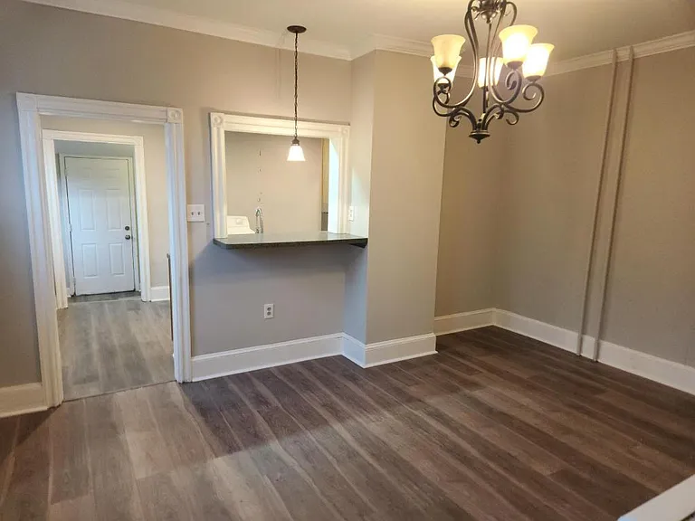 Dining room with pass-thru/ breakfast bar