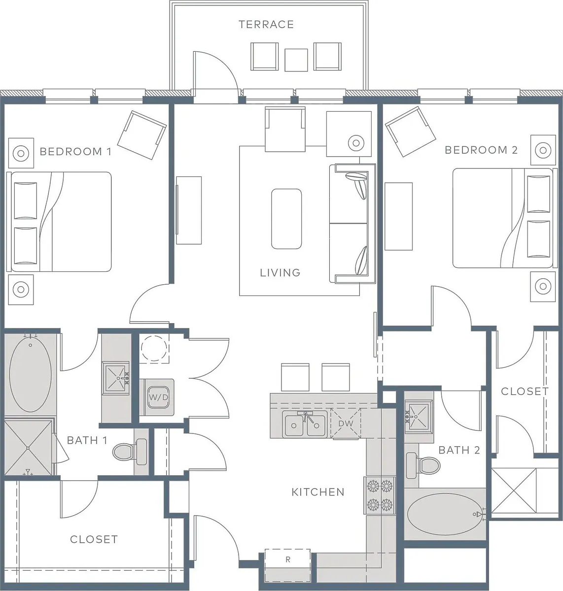 Floor plan B61
