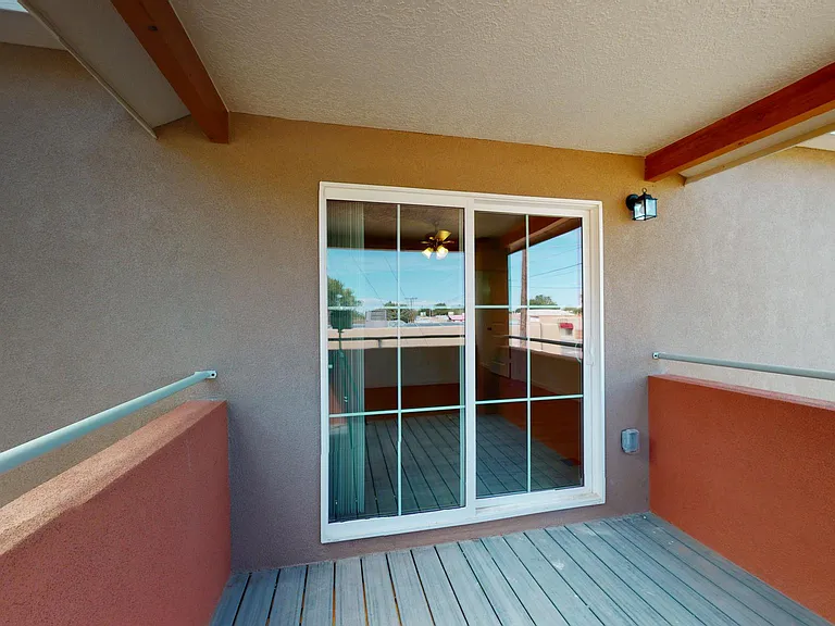 covered balcony