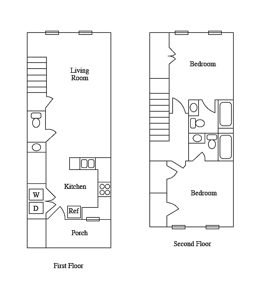 Floor plan 2 Bed